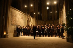 Der Chor beim Weihnachtskonzert 2013